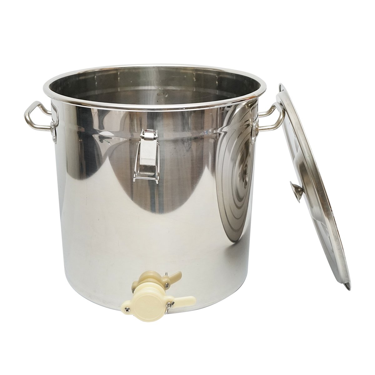 Maturator din inox cu capac pentru miere de albine 40kg